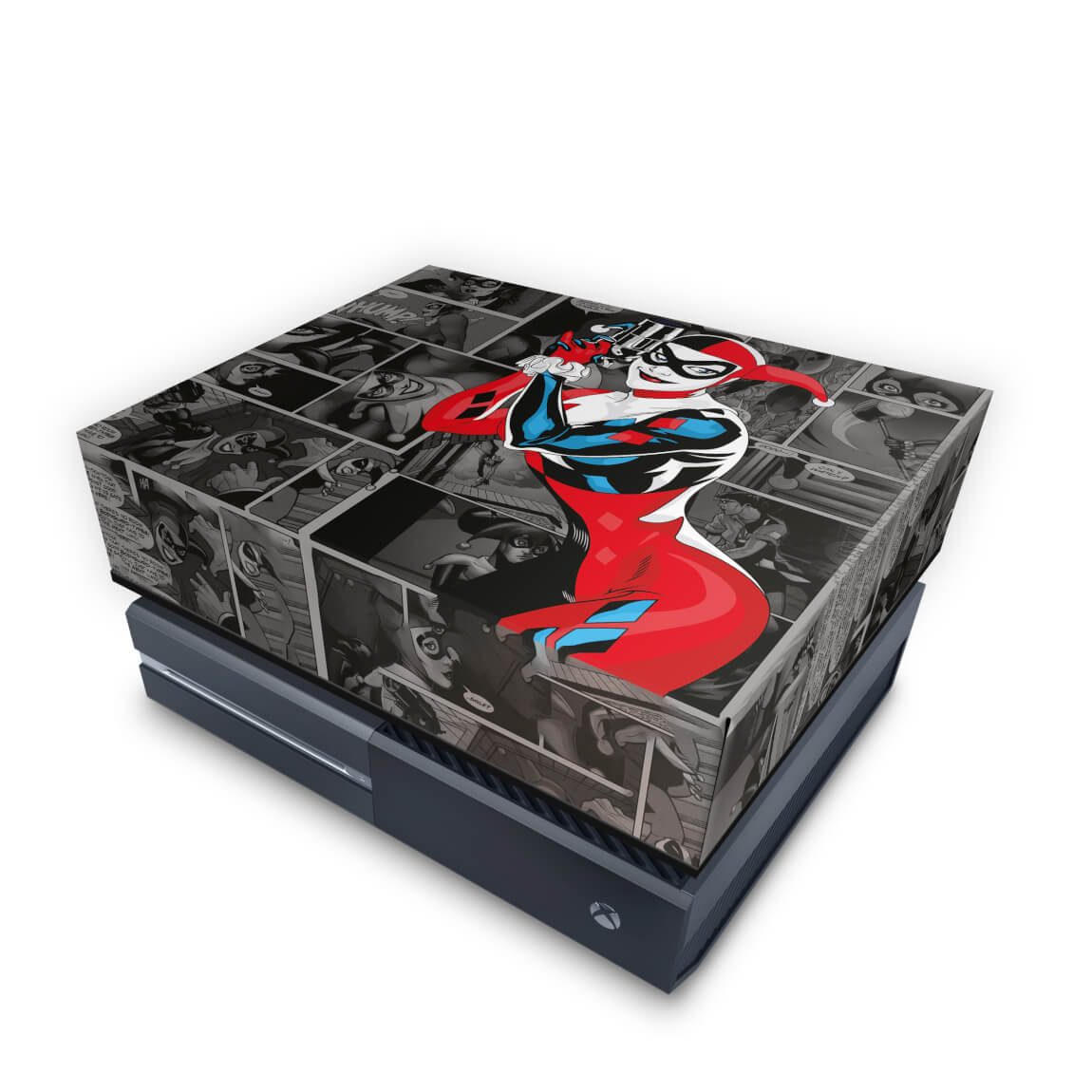 Capa Anti Poeira Xbox One Fat - Arlequina Harley Quinn #A