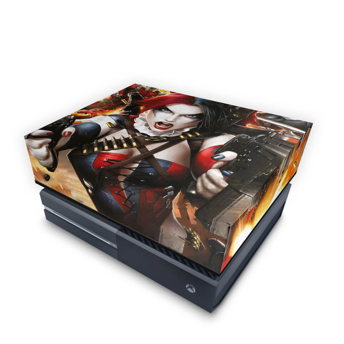 Capa Anti Poeira Xbox One Fat - Arlequina Harley Quinn #B