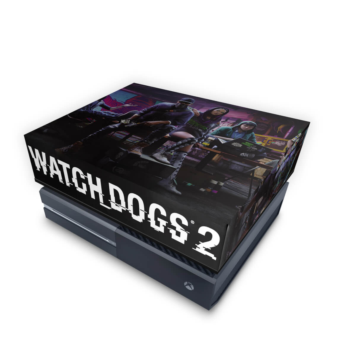 Capa Anti Poeira Xbox One Fat - Watch Dogs 2