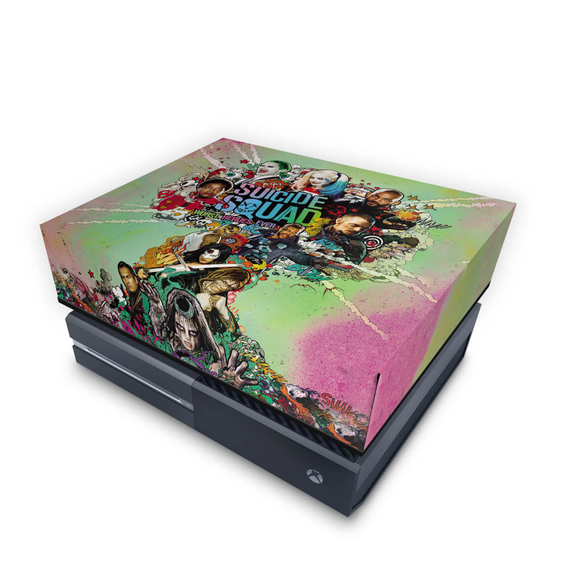 Capa Anti Poeira Xbox One Fat - Esquadrão Suicida #B