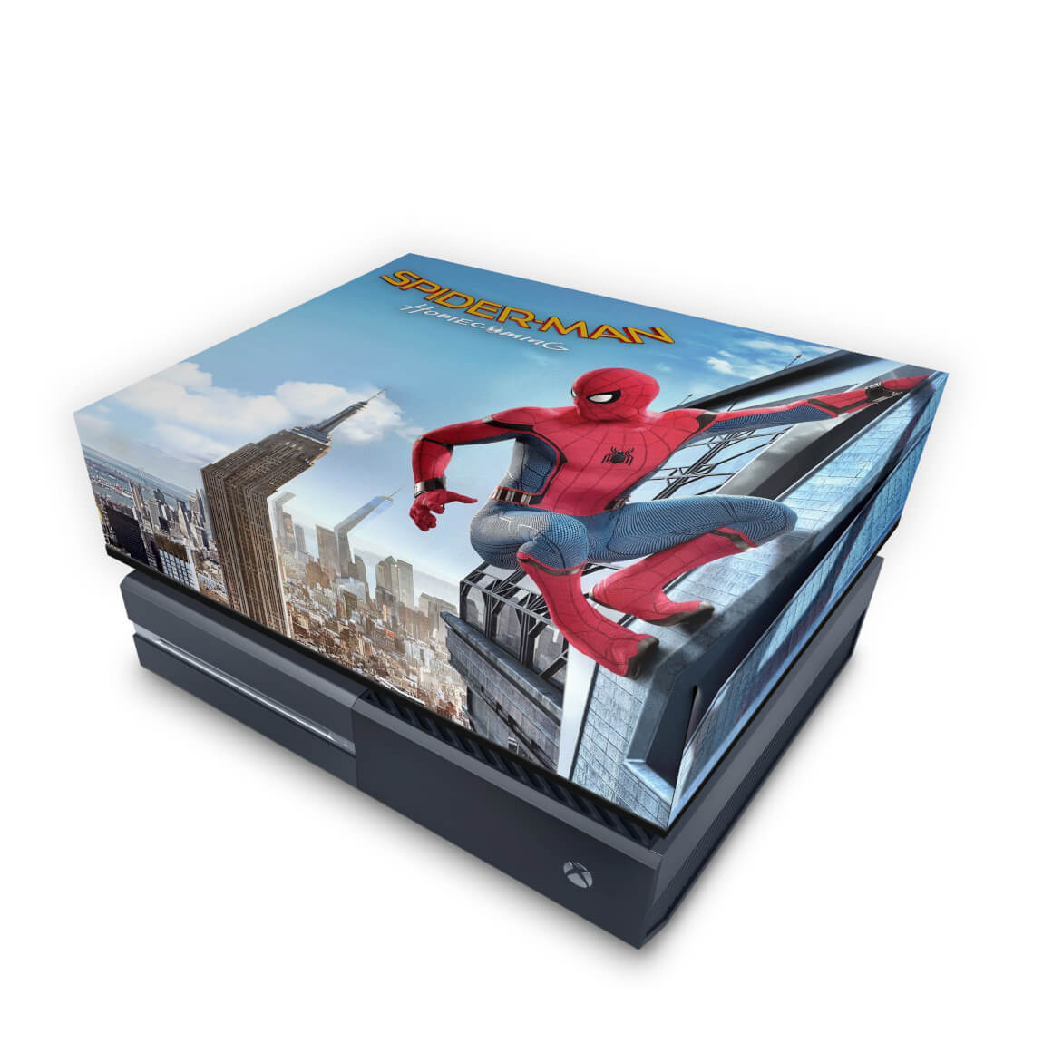 Capa Anti Poeira Xbox One Fat - Homem Aranha - Spiderman Homecoming