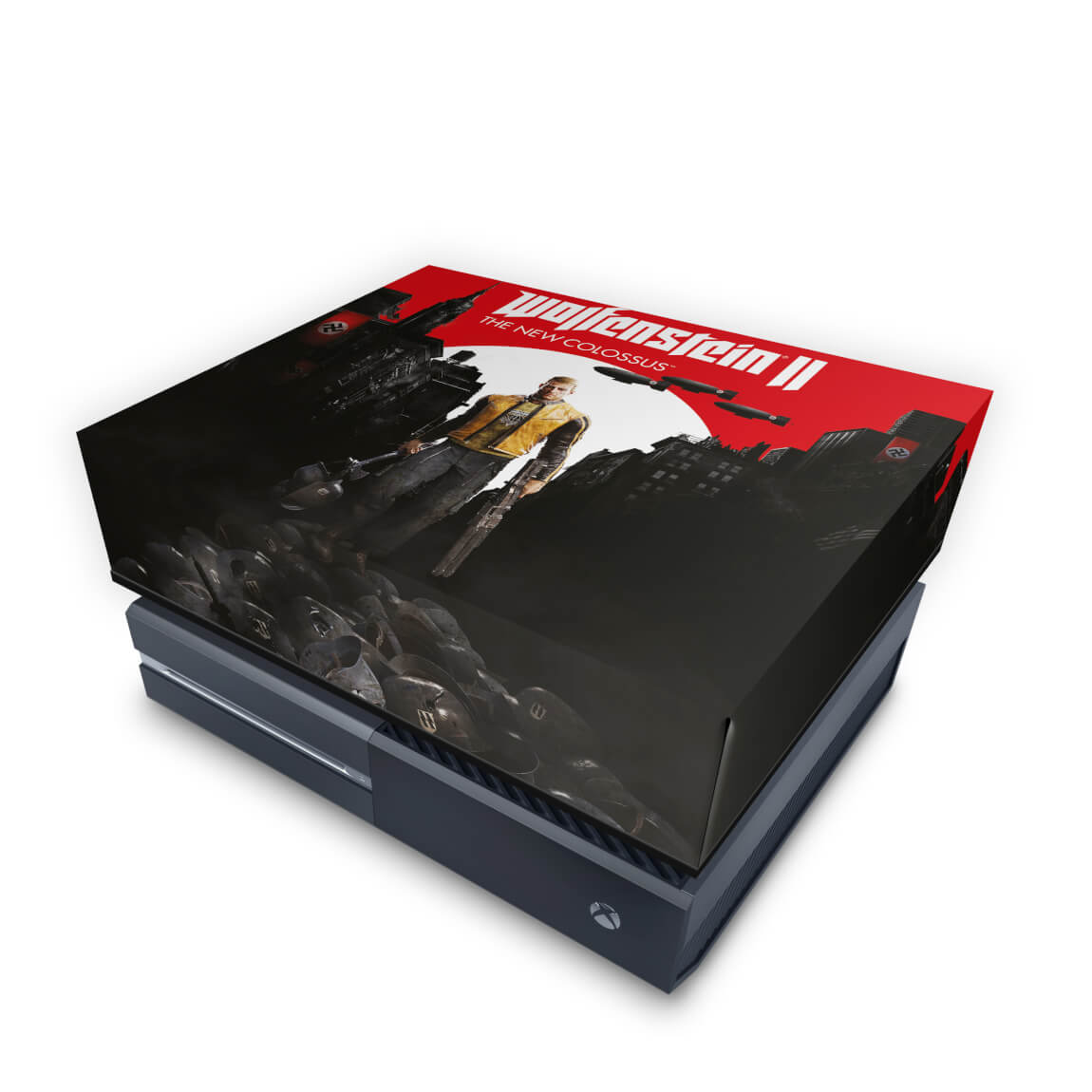 Capa Anti Poeira Xbox One Fat - Wolfenstein 2 New Order