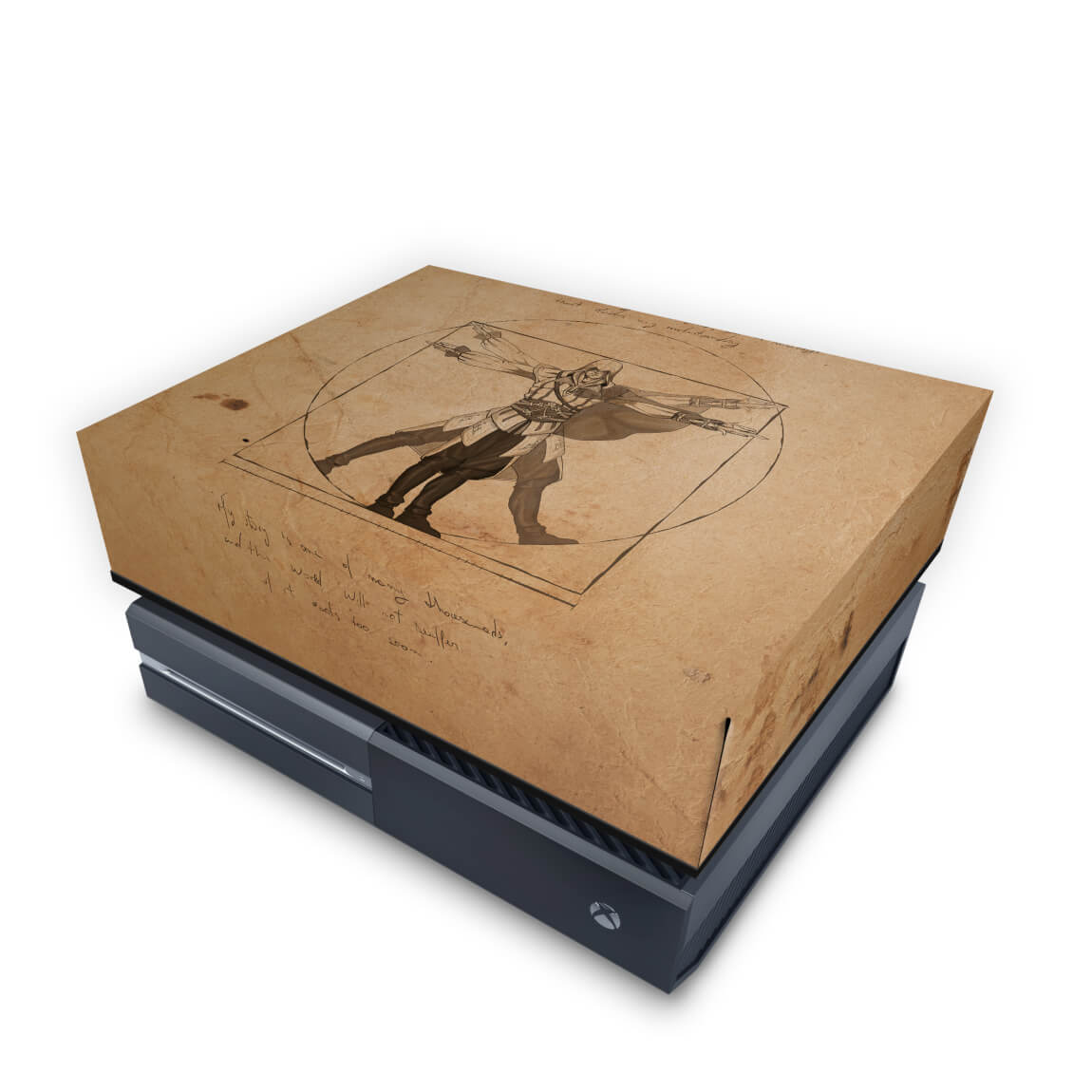 Capa Anti Poeira Xbox One Fat - Assassin’s Creed Vitruviano