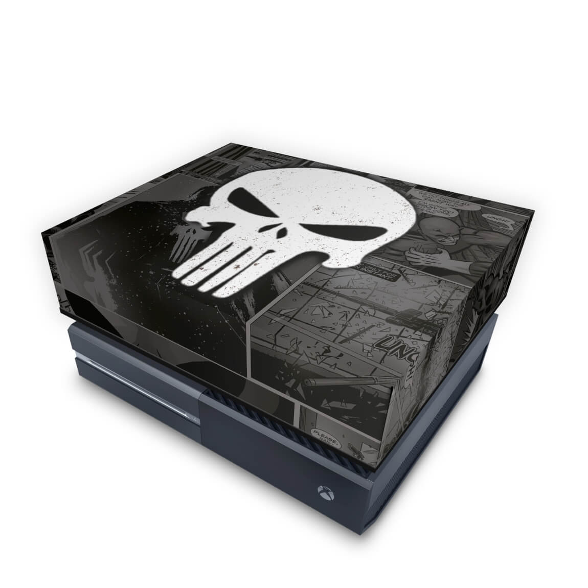 Capa Anti Poeira Xbox One Fat - The Punisher Justiceiro Comics