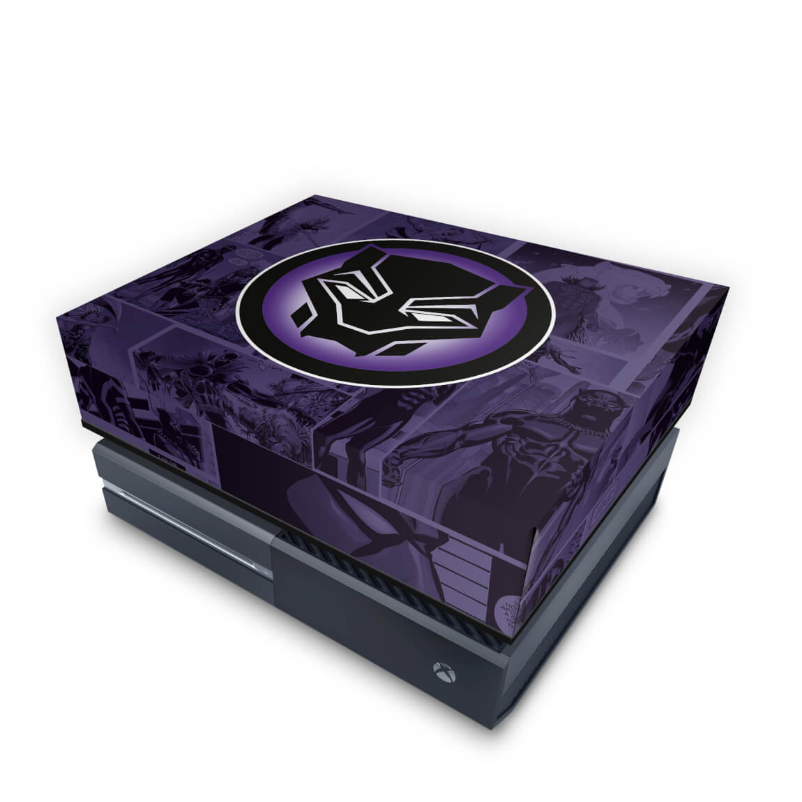 Capa Anti Poeira Xbox One Fat - Pantera Negra Comics
