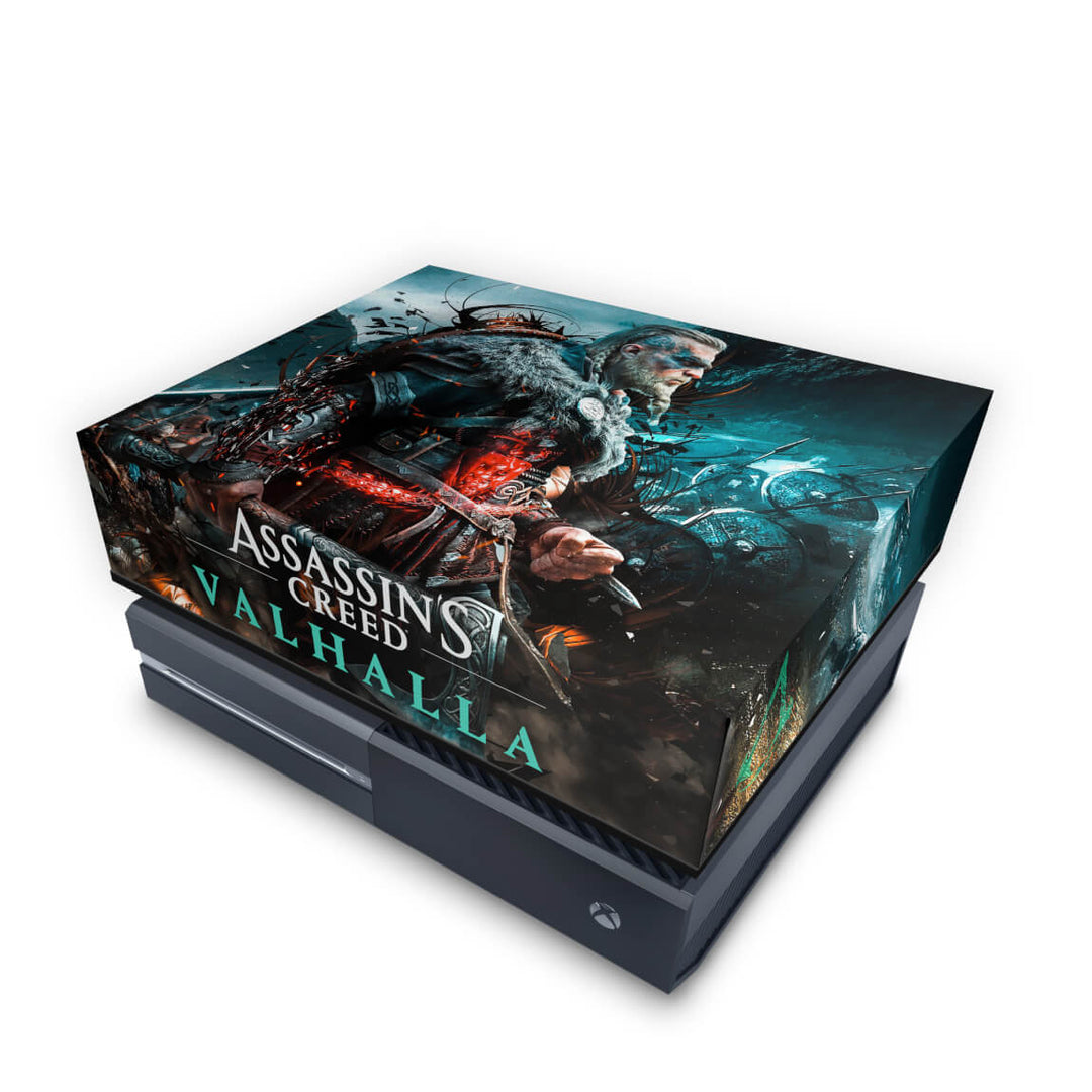 Capa Anti Poeira Xbox One Fat - Assassin's Creed Valhalla
