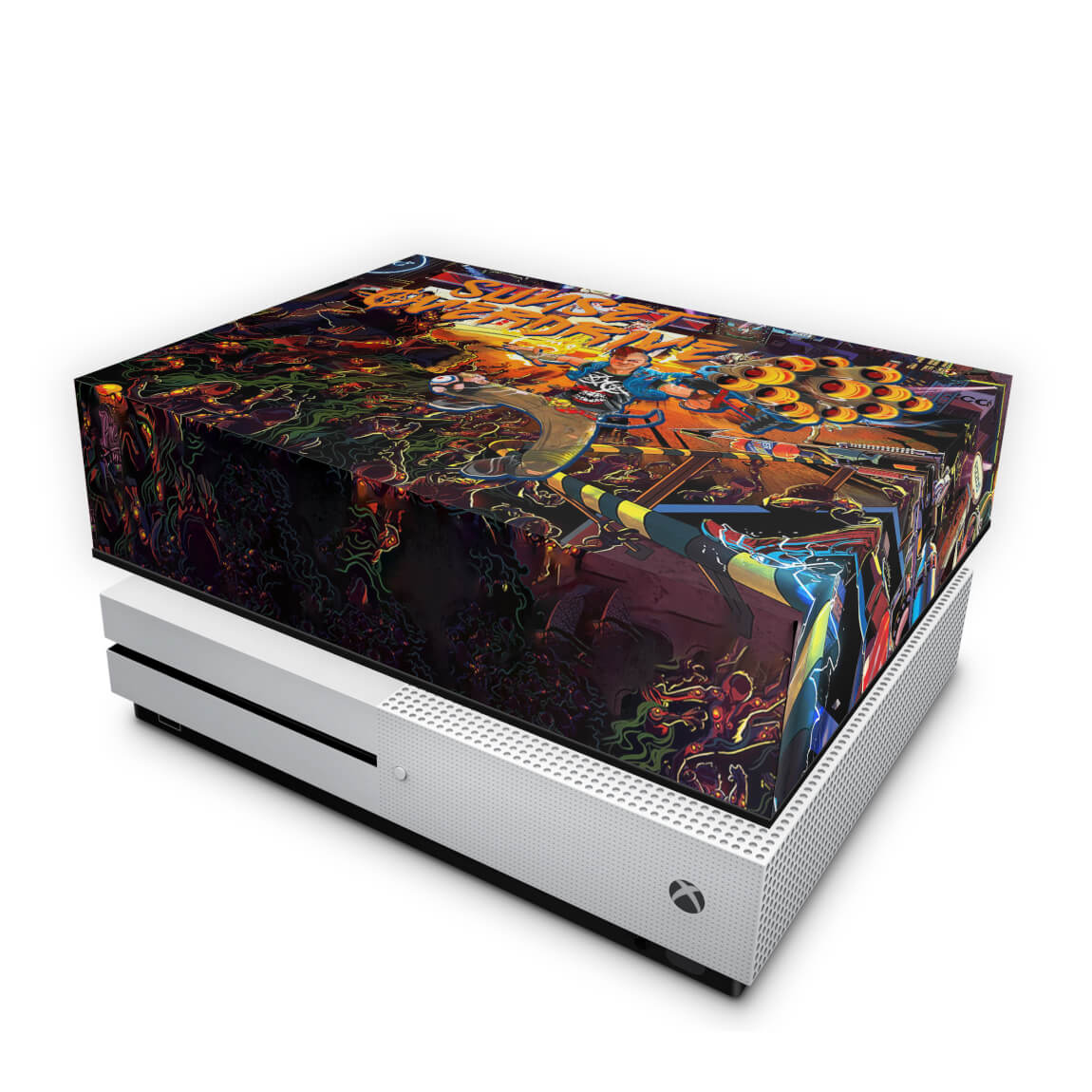 Capa Anti Poeira Xbox One Slim - Sunset Overdrive