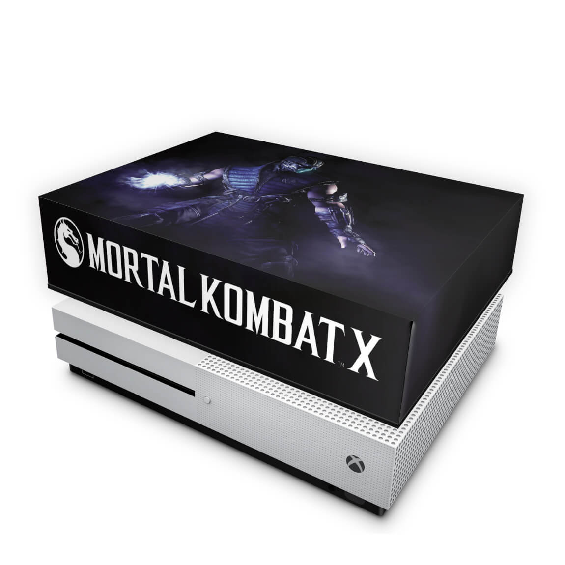Capa Anti Poeira Xbox One Slim - Mortal Kombat X - Subzero