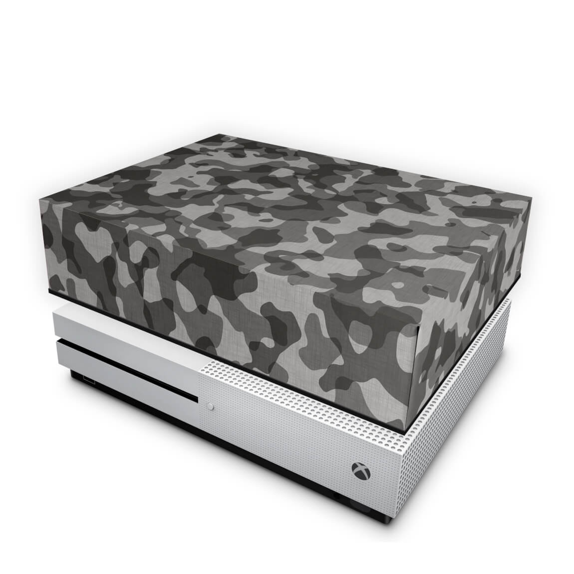 Capa Anti Poeira Xbox One Slim - Camuflagem Cinza