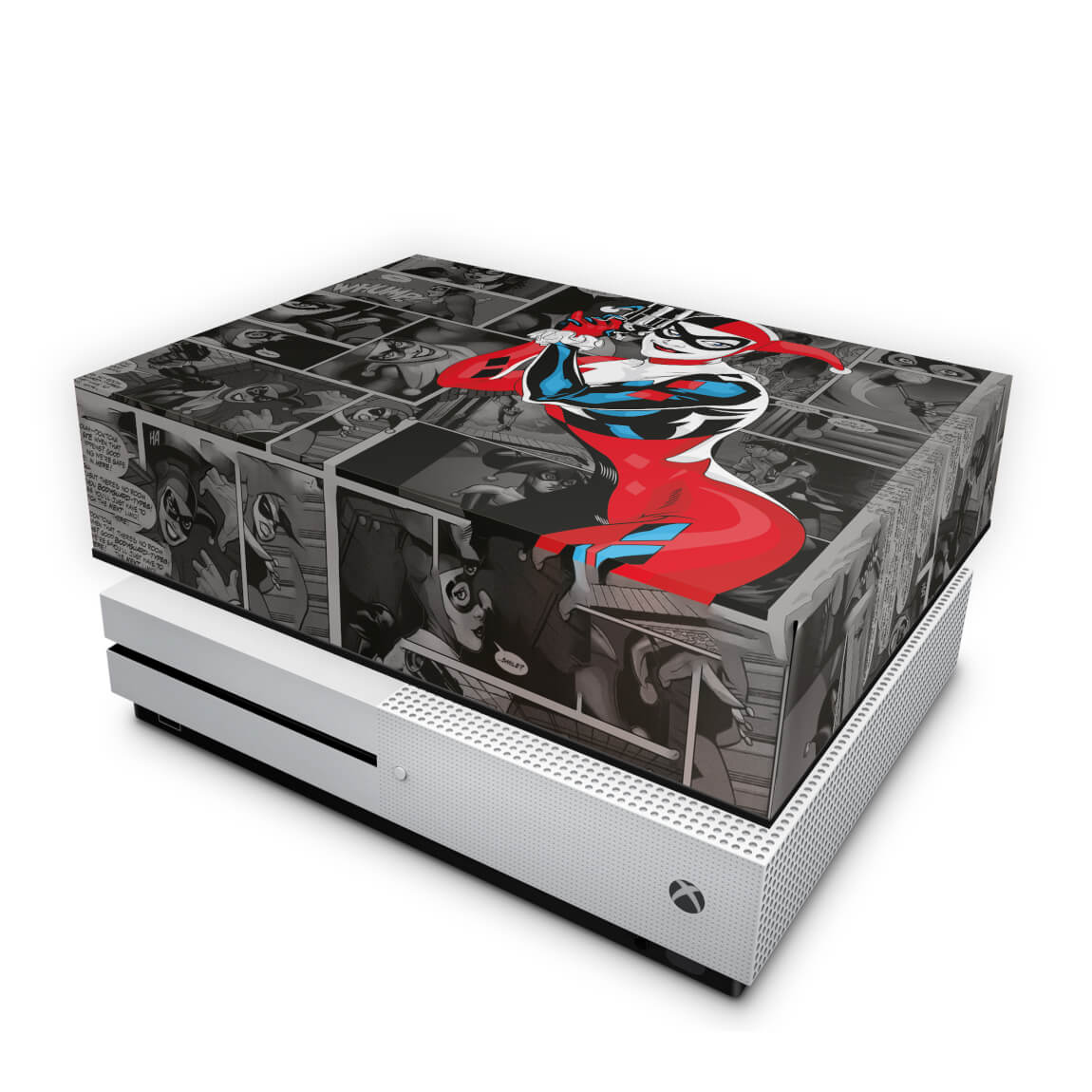 Capa Anti Poeira Xbox One Slim - Arlequina Harley Quinn #A