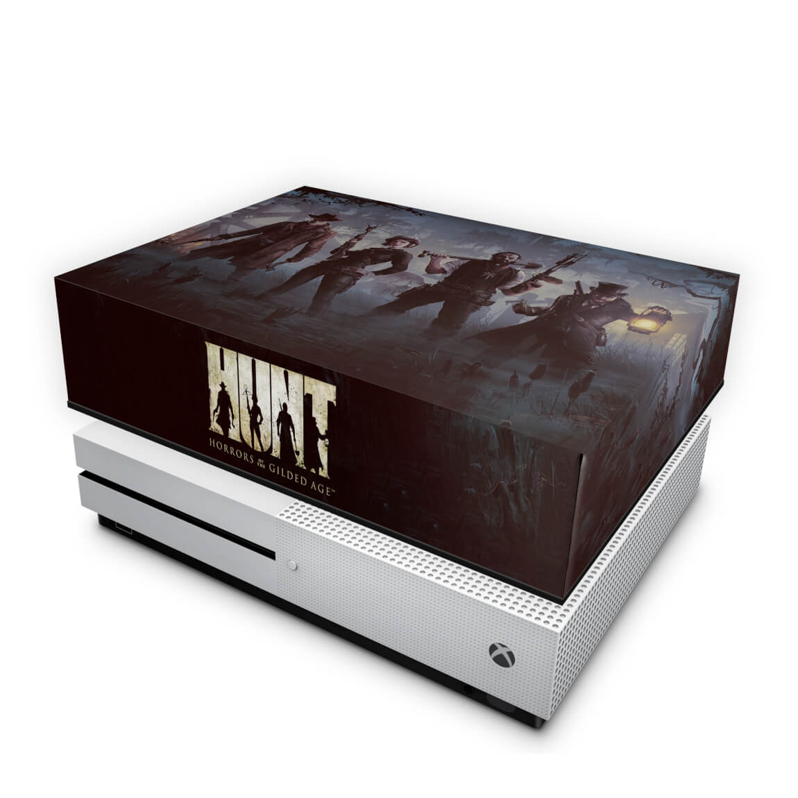 Capa Anti Poeira Xbox One Slim - Hunt: Horrors of the Gilded Age