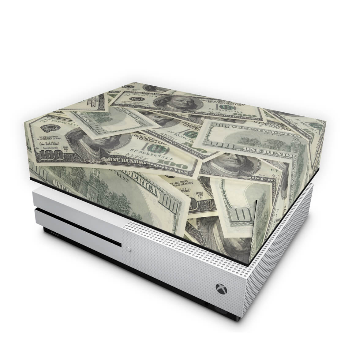 Capa Anti Poeira Xbox One Slim - Dollar Money Dinheiro