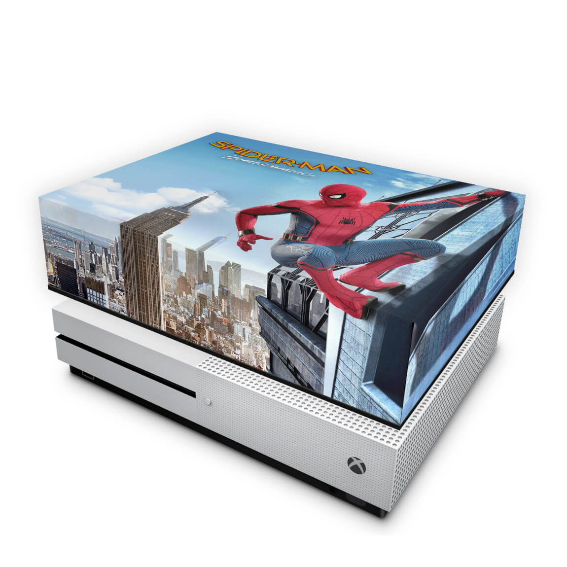 Capa Anti Poeira Xbox One Slim - Homem Aranha - Spiderman Homecoming