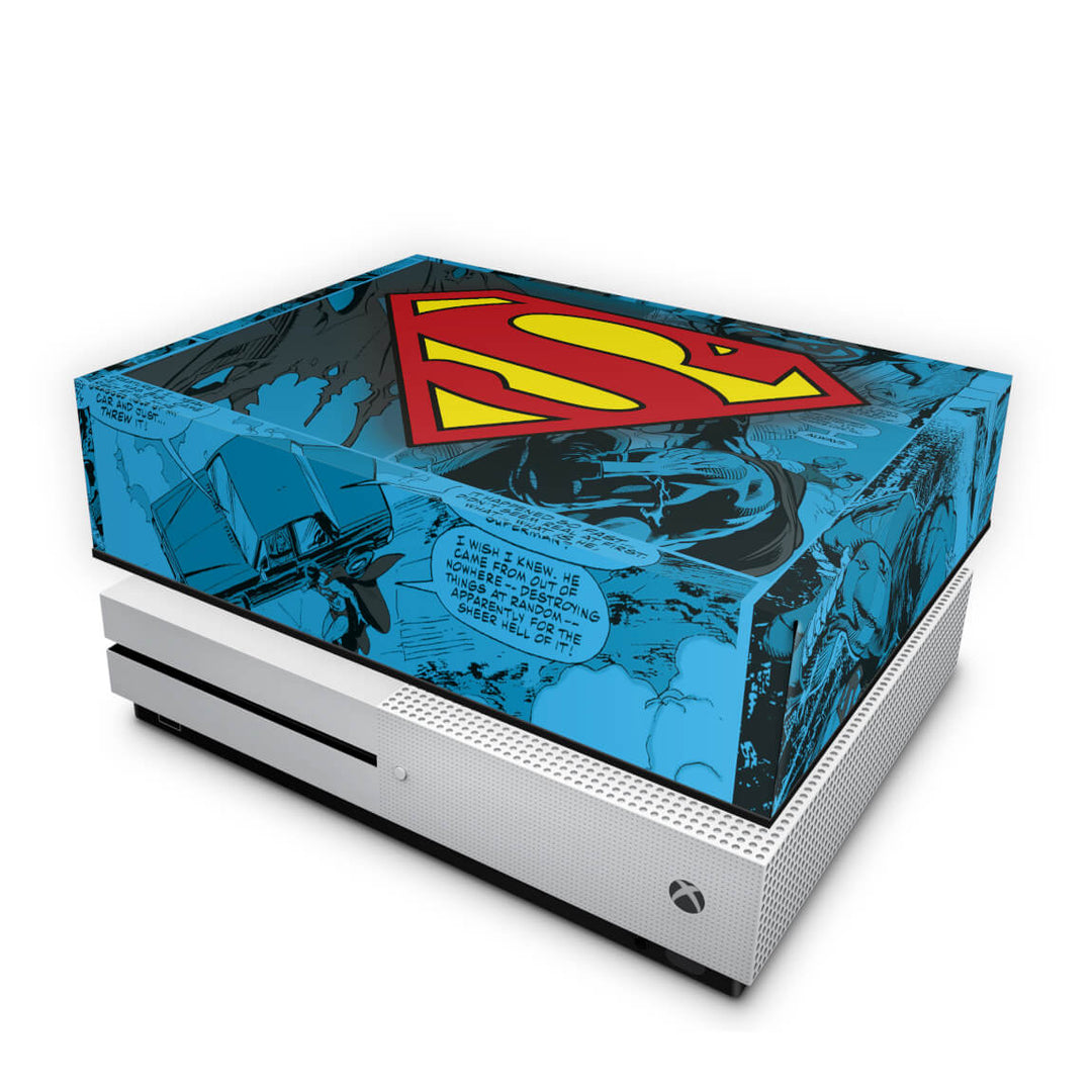 Capa Anti Poeira Xbox One Slim - Super Homem Superman Comics