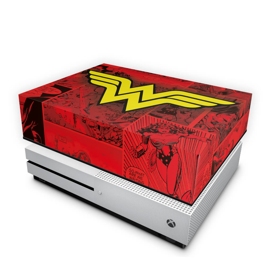Capa Anti Poeira Xbox One Slim - Mulher Maravilha Comics