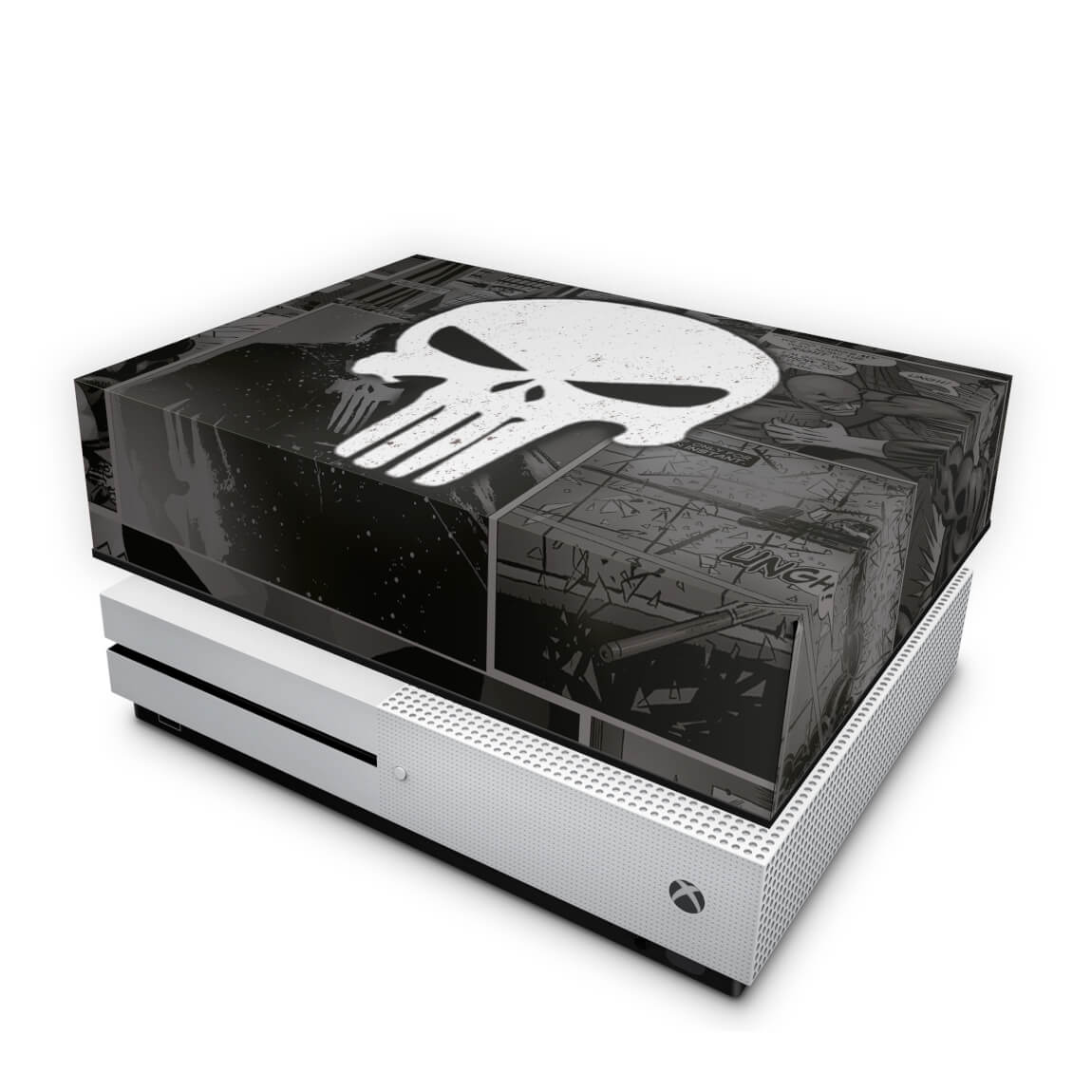 Capa Anti Poeira Xbox One Slim - The Punisher Justiceiro Comics