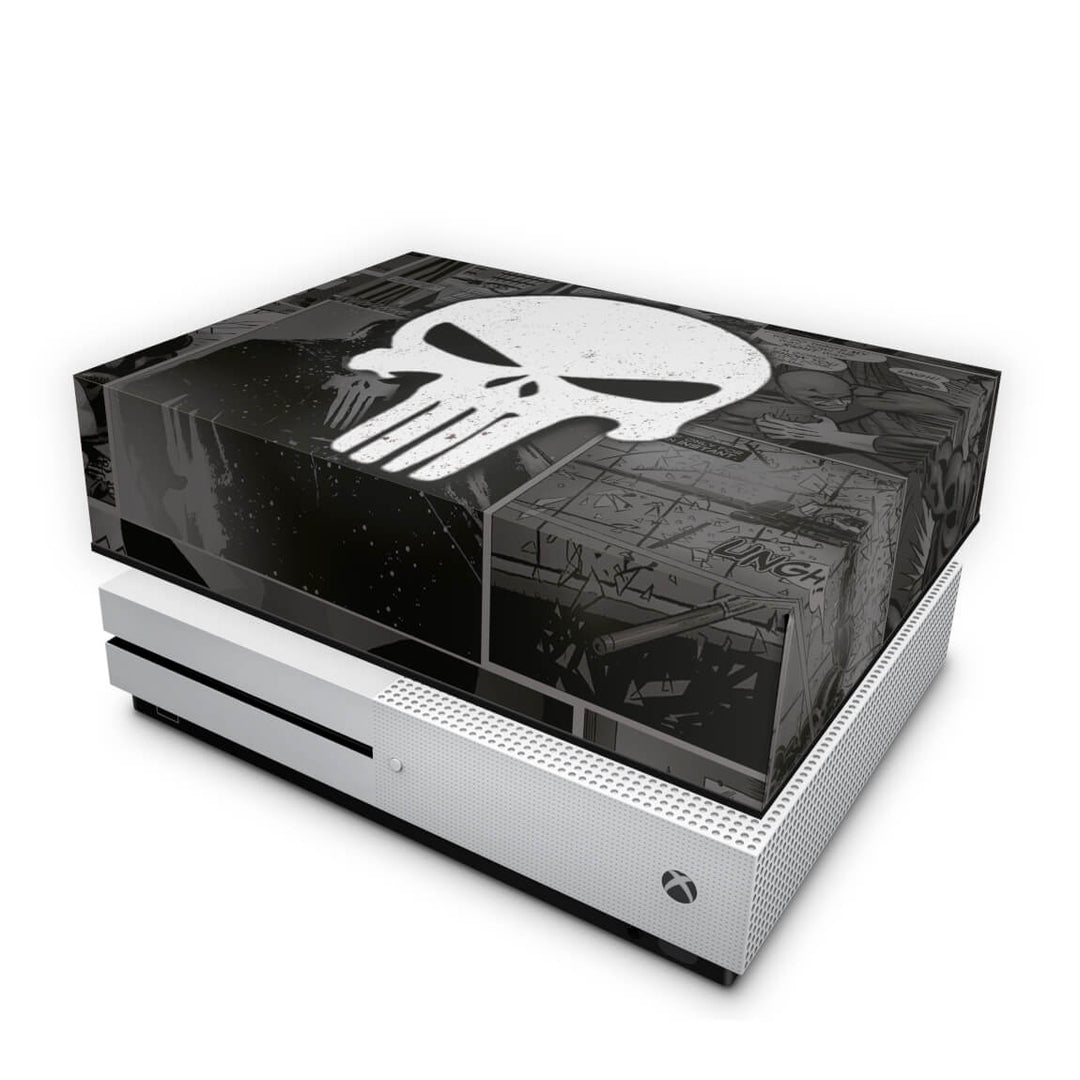 Capa Anti Poeira Xbox One Slim - The Punisher Justiceiro Comics
