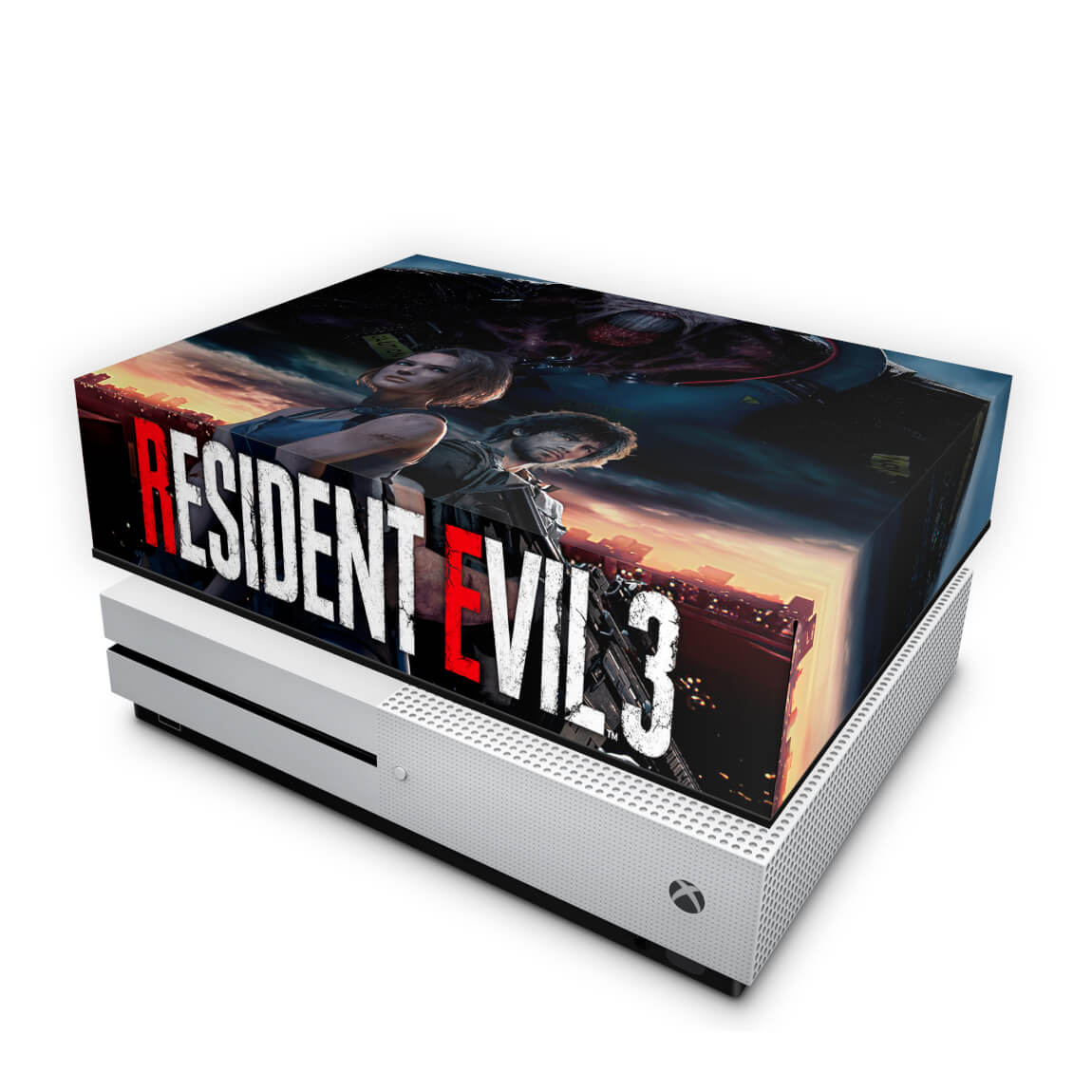 Capa Anti Poeira Xbox One Slim - Resident Evil 3 Remake