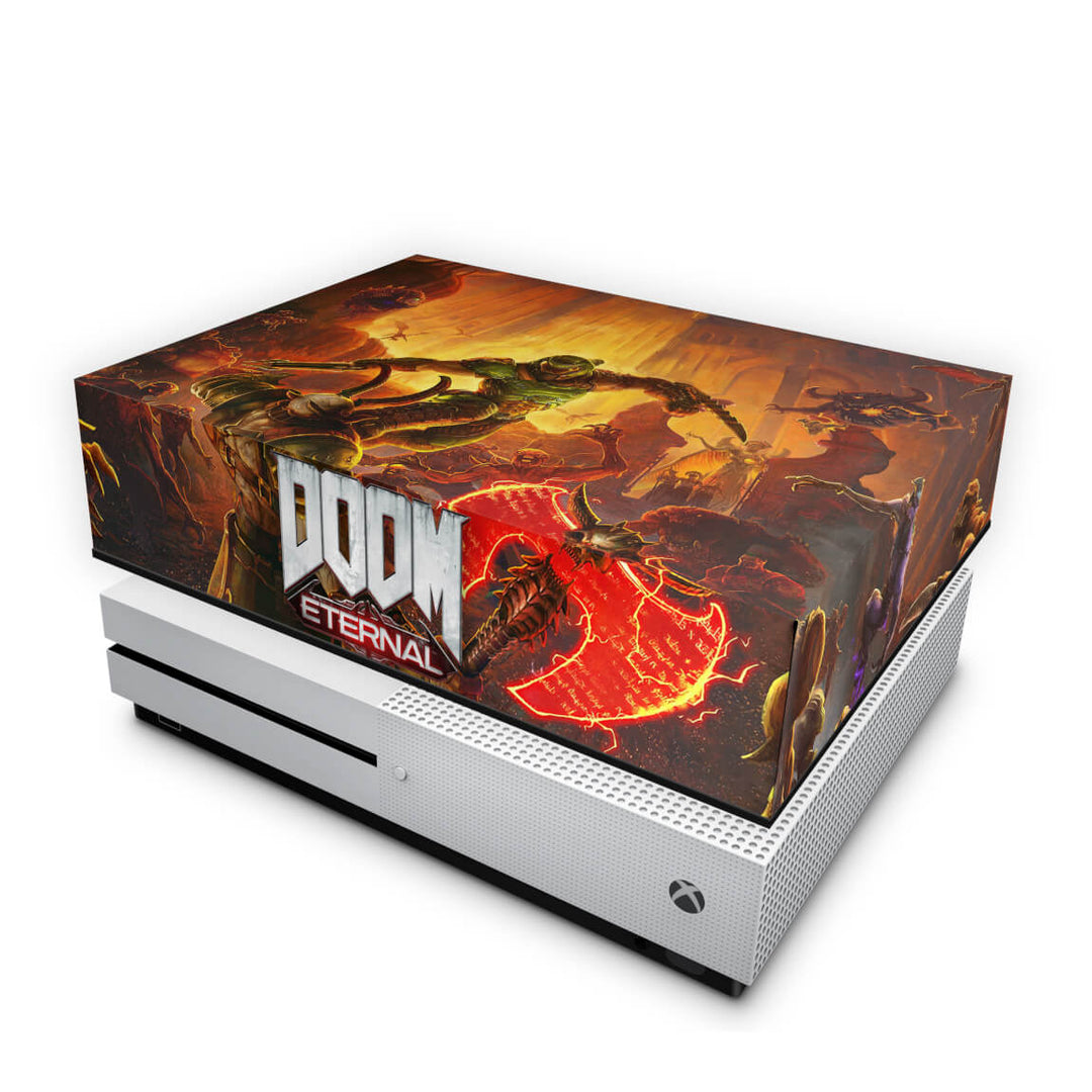 Capa Anti Poeira Xbox One Slim - Doom Eternal