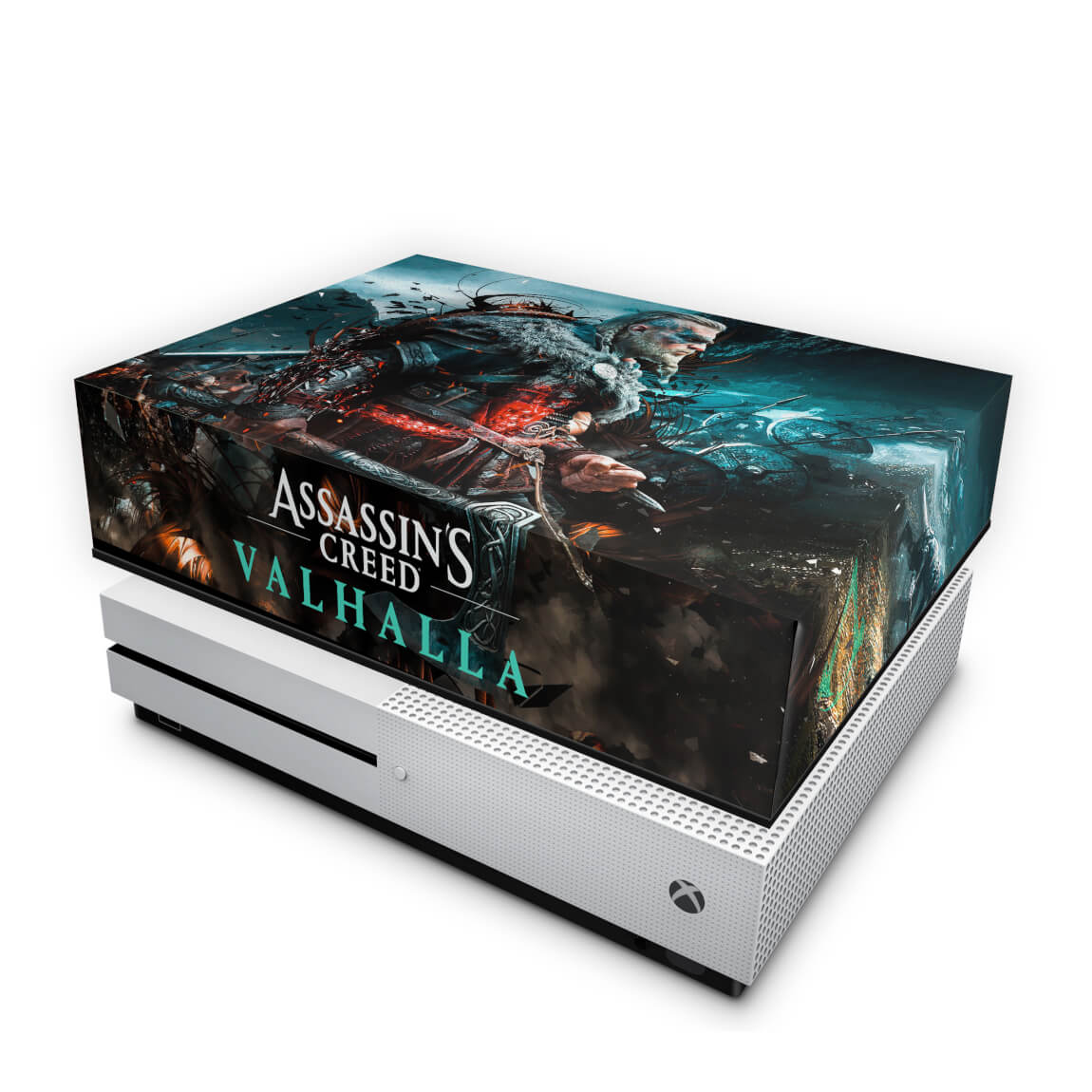 Capa Anti Poeira Xbox One Slim - Assassin's Creed Valhalla