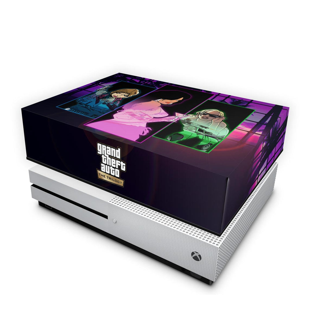 Capa Anti Poeira Xbox One Slim - GTA The Trilogy