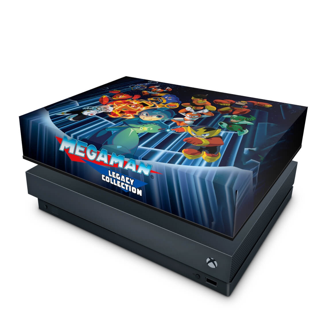 Capa Anti Poeira Xbox One X - Megaman Legacy Collection
