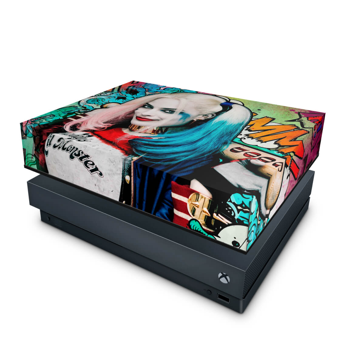 Capa Anti Poeira Xbox One X - Esquadrão Suicida #A