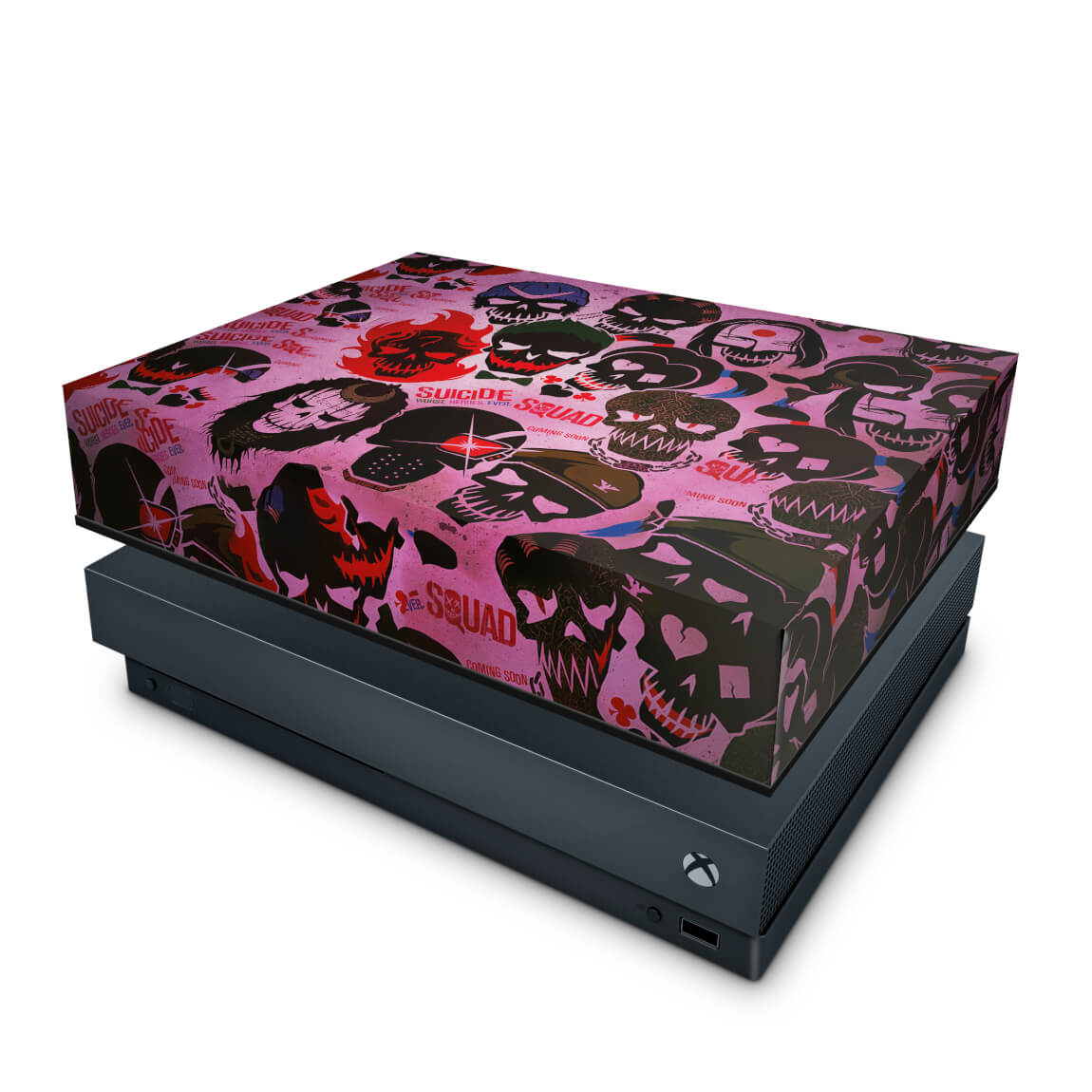 Capa Anti Poeira Xbox One X - Esquadrão Suicida #C