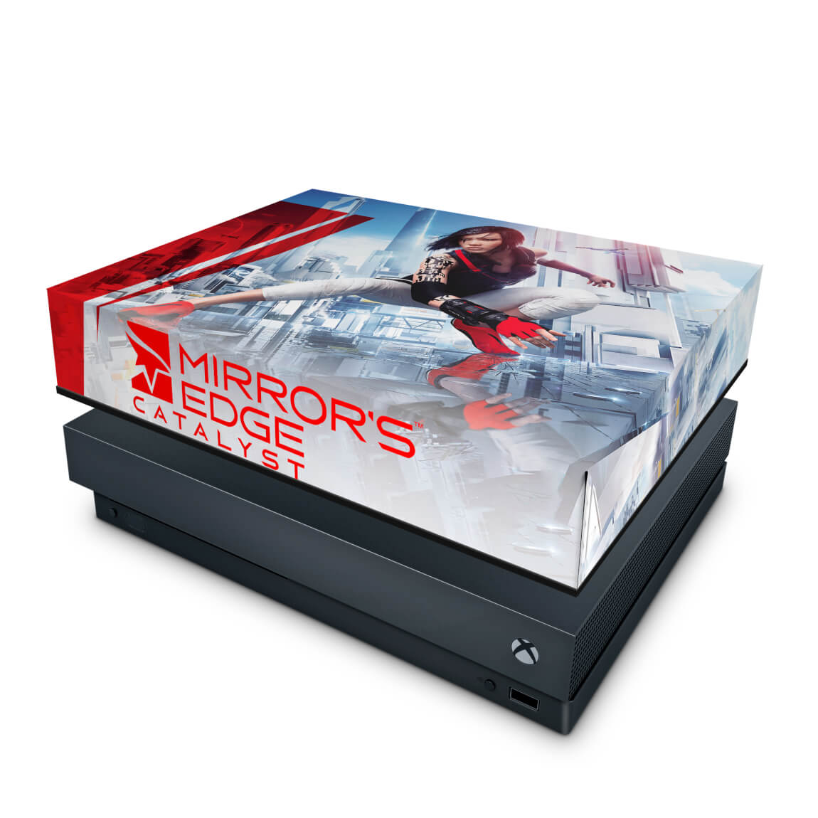 Capa Anti Poeira Xbox One X - Mirror's Edge Catalyst