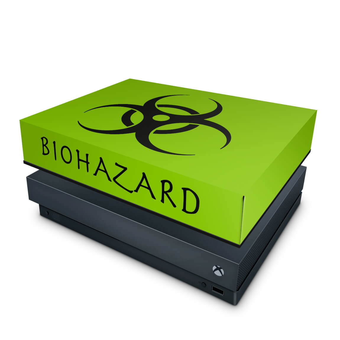 Capa Anti Poeira Xbox One X - Biohazard Radioativo