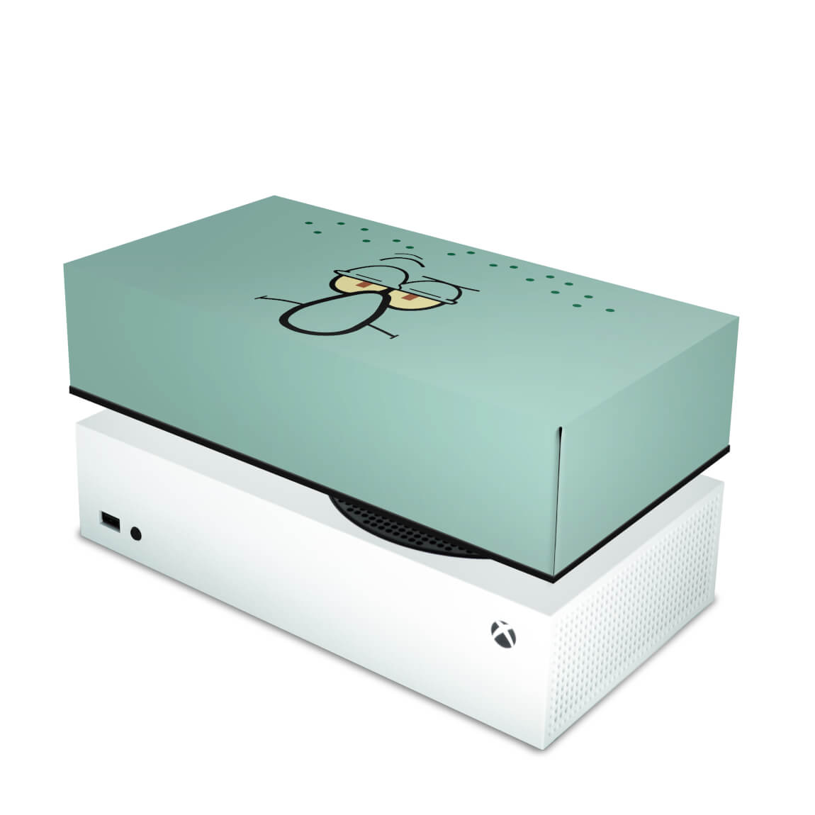 Capa Anti Poeira Xbox Series S Horizontal - Lula Molusco Bob Esponja