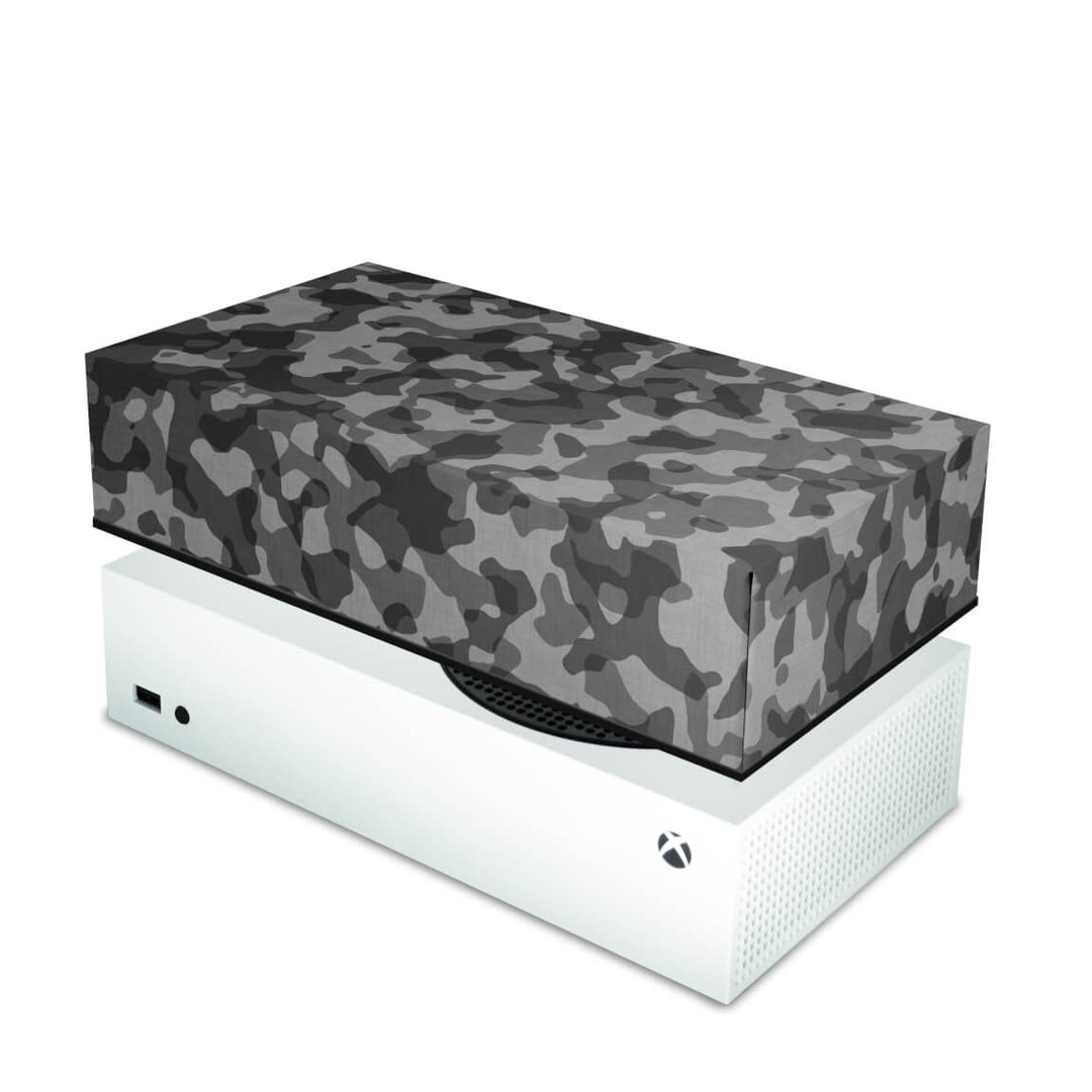 Capa Anti Poeira Xbox Series S Horizontal - Camuflado Cinza