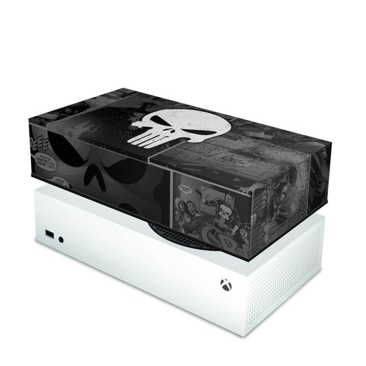 Capa Anti Poeira Xbox Series S Horizontal - The Punisher Justiceiro Comics