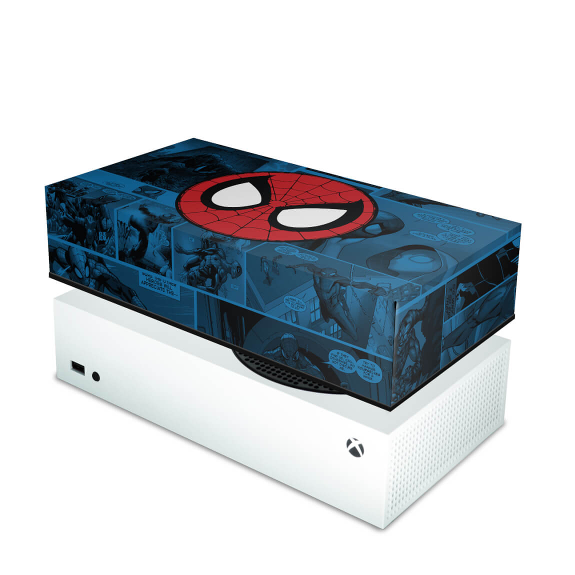 Capa Anti Poeira Xbox Series S Horizontal - Homem-Aranha Spider-Man Comics