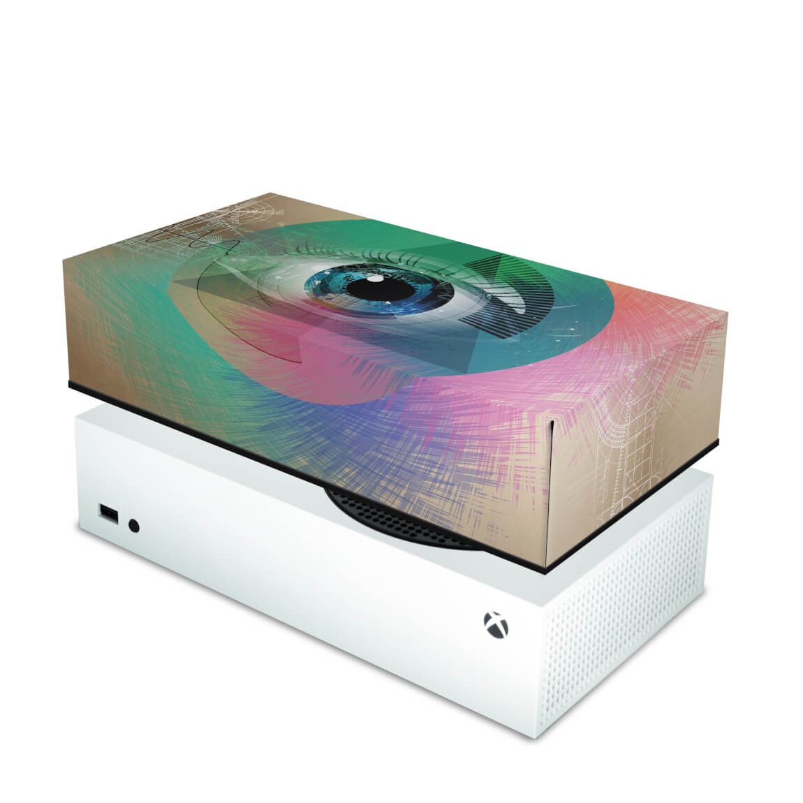 Capa Anti Poeira Xbox Series S Horizontal - Abstrato #89