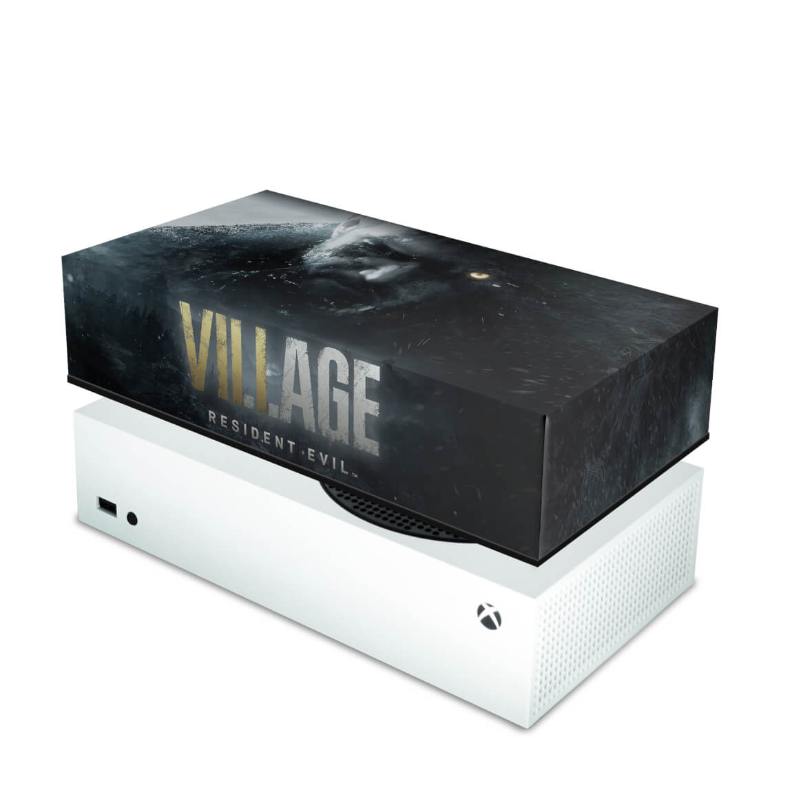 Capa Anti Poeira Xbox Series S Horizontal - Resident Evil Village