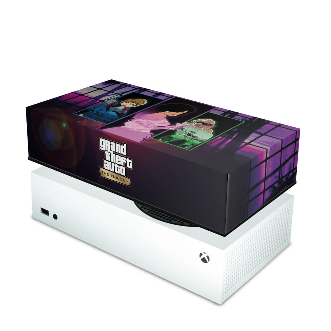 Capa Anti Poeira Xbox Series S Horizontal - GTA The Trilogy