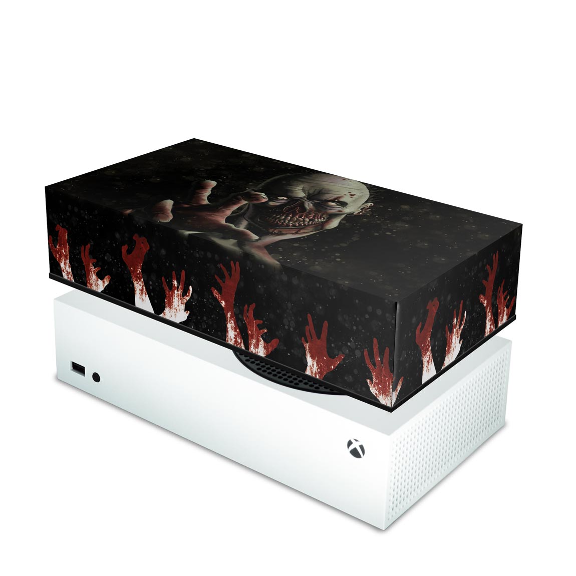 Capa Anti Poeira Xbox Series S Horizontal - Zombie Zumbi The Walking