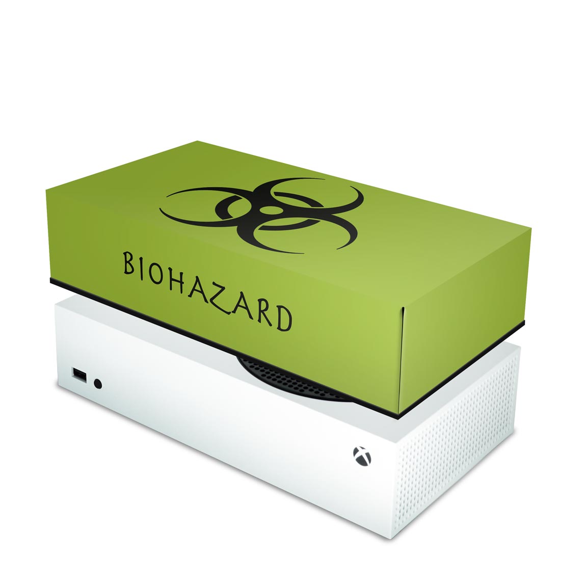 Capa Anti Poeira Xbox Series S Horizontal - Biohazard Radioativo