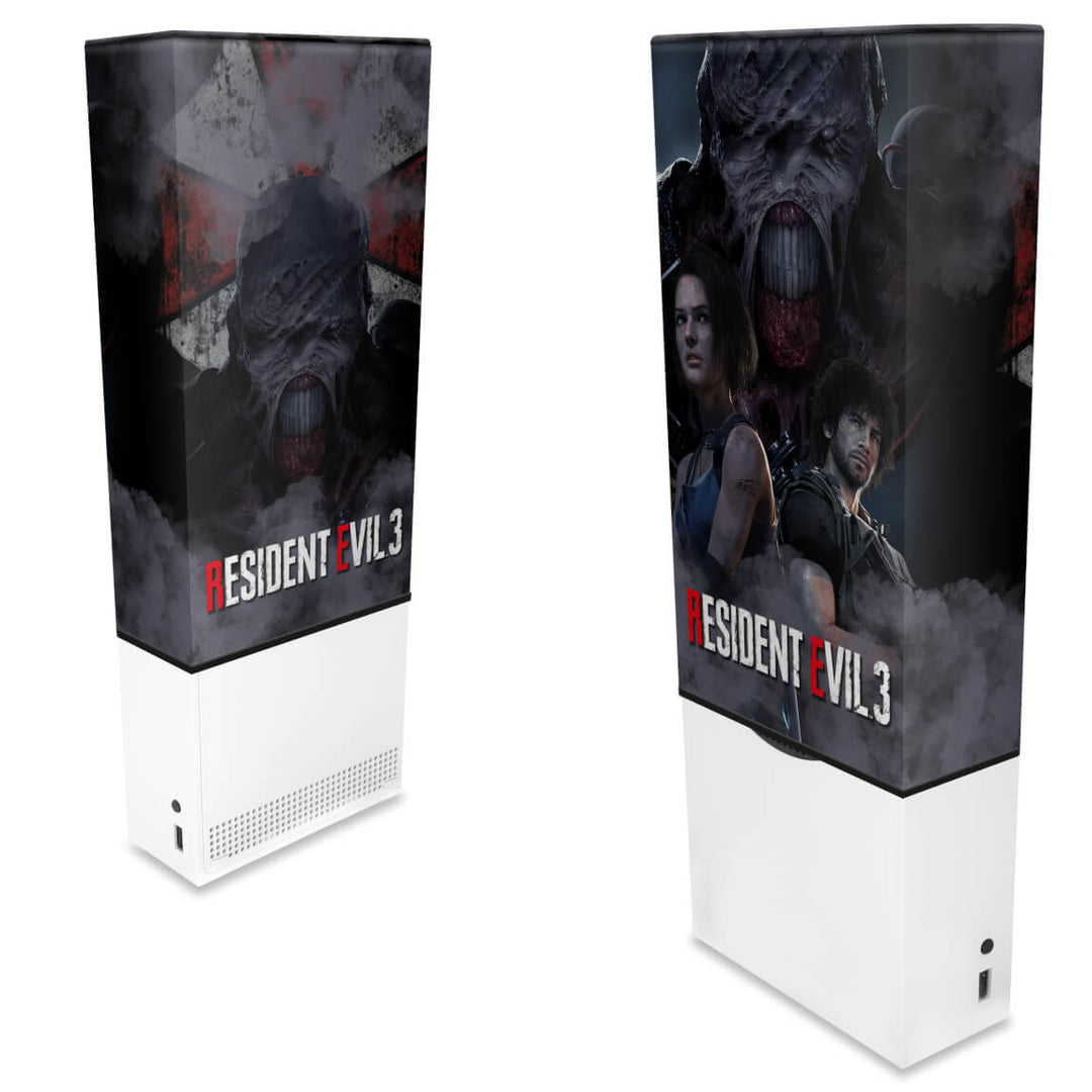 Capa Anti Poeira Xbox Series S Vertical - Resident Evil 3 Remake
