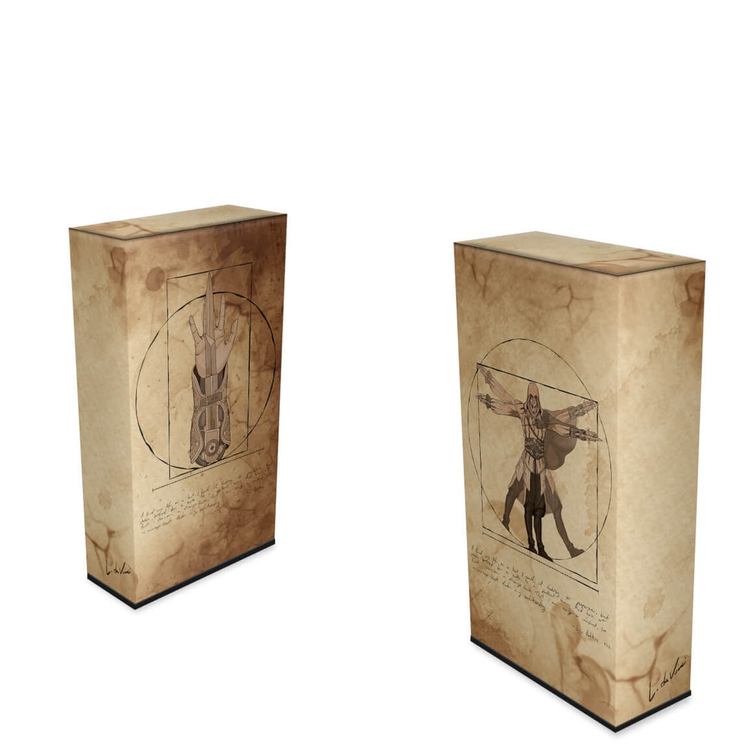 Capa Anti Poeira Xbox Series S Vertical - Assassin’S Creed Vitruviano - Pop Arte Skins - foto 2