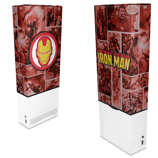 Capa Anti Poeira Xbox Series S Vertical - Homem De Ferro Comics