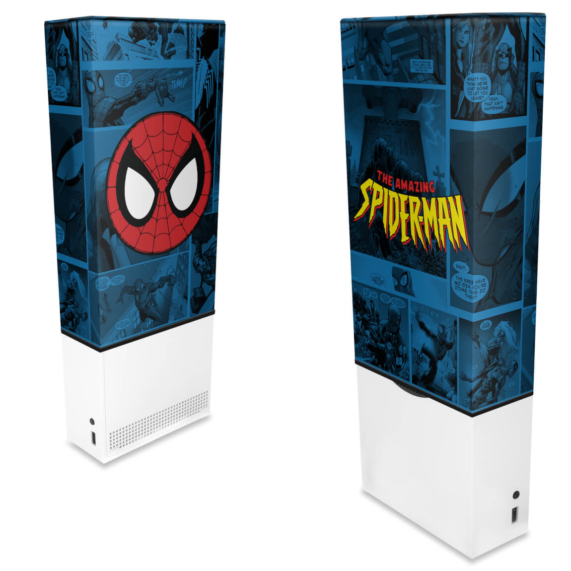 Capa Anti Poeira Xbox Series S Vertical - Homem-Aranha Spider-Man Comics