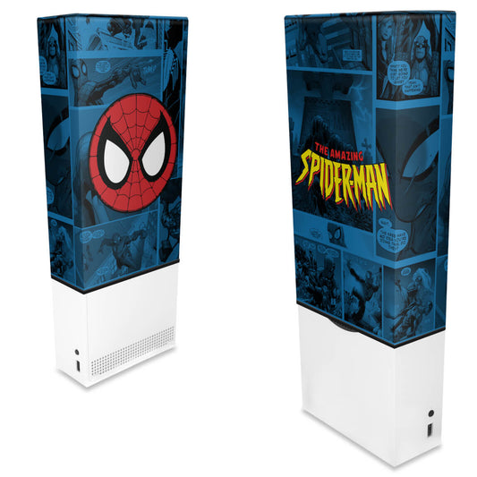 Capa Anti Poeira Xbox Series S Vertical - Homem-Aranha Spider-Man Comics