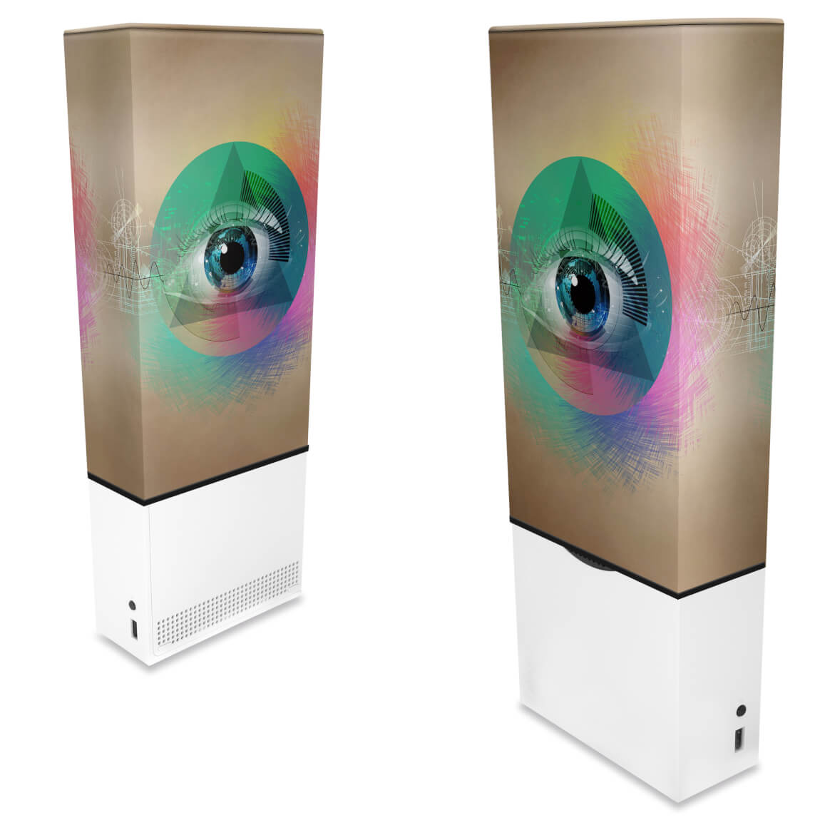 Capa Anti Poeira Xbox Series S Vertical - Abstrato #89