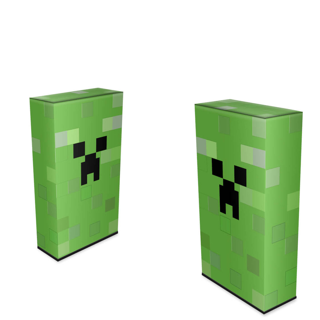 Capa Anti Poeira Xbox Series S Vertical - Creeper Minecraft - Pop Arte Skins - foto 2