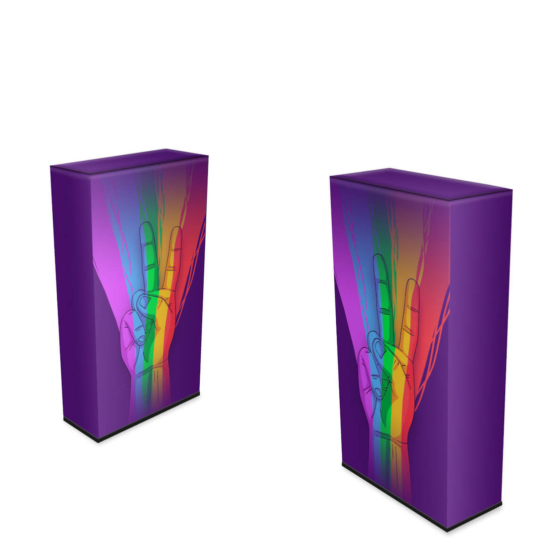 Capa Anti Poeira Xbox Series S Vertical - Rainbow Colors Colorido - Pop Arte Skins - foto 2