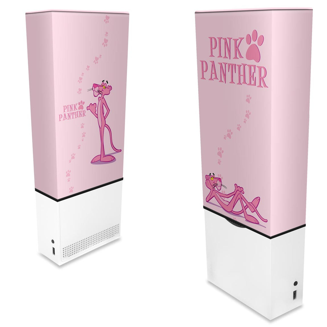 Capa Anti Poeira Xbox Series S Vertical - Pantera Cor de Rosa - Pop Arte Skins