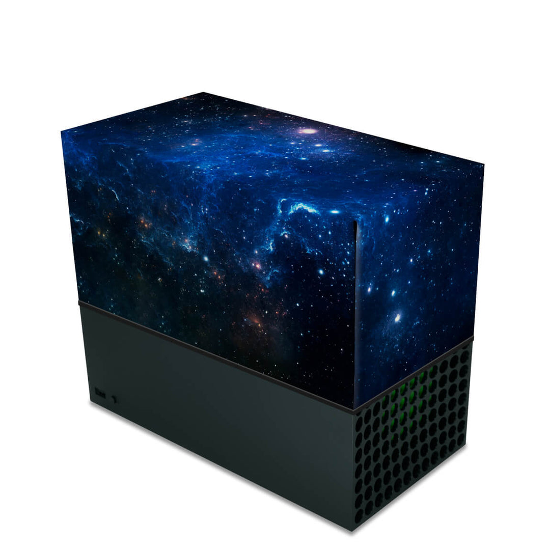 Capa Anti Poeira Xbox Series X Horizontal - Universo Cosmos - Pop Arte Skins