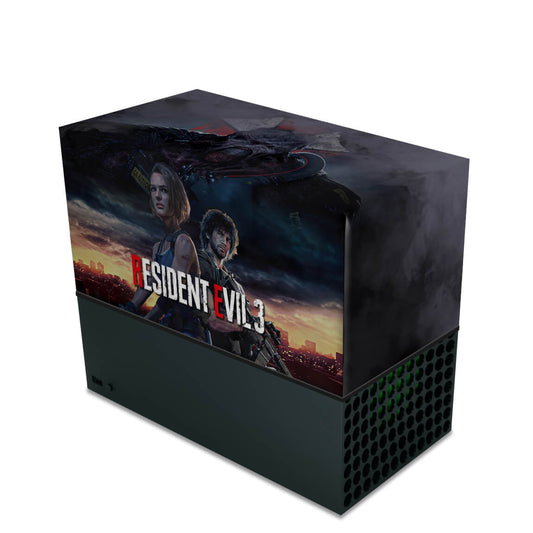 Capa Anti Poeira Xbox Series X Horizontal - Resident Evil 3 Remake
